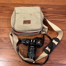 Vivitar V2000 35mm SLR film camera with 35-70mm zoom lens Untested