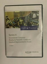 Kaplan Financial Investment Company Limited Representative Exam Contracts CD Rom