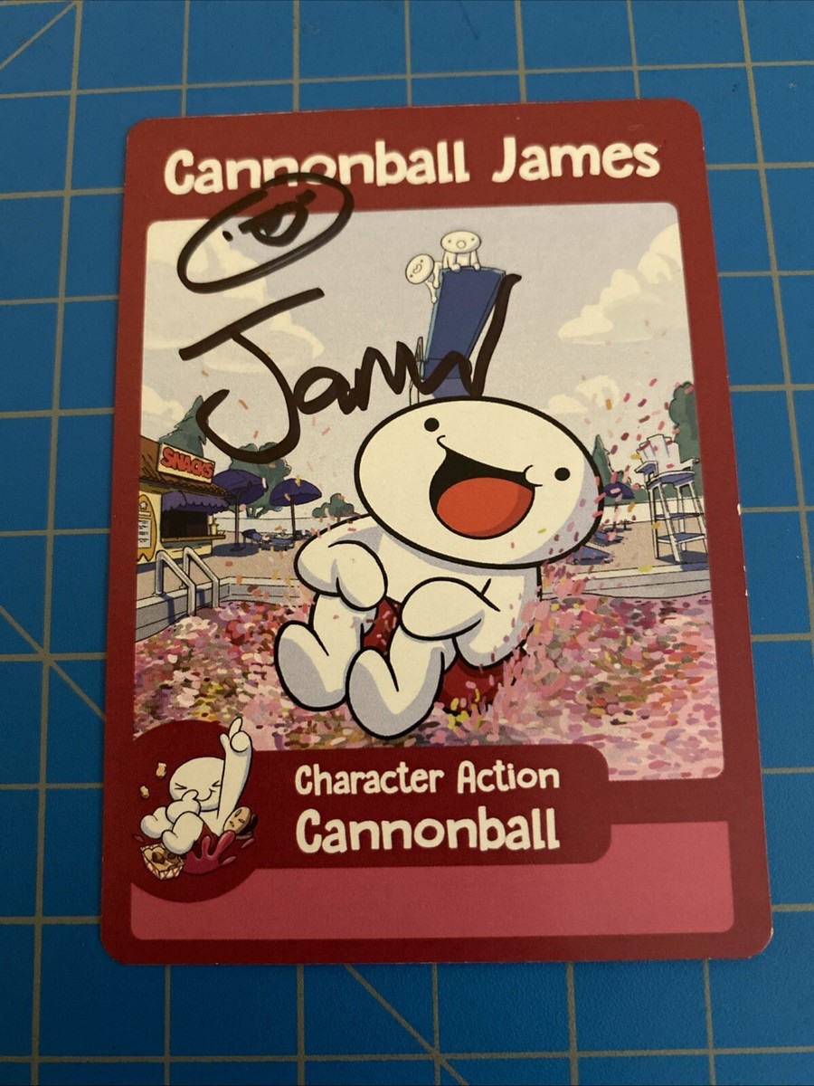 The Odd1sOut Cafe Chaos Cannonball James Character Action Signed