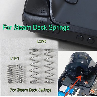 Steam Deck L1 R1 L2 R2 Button trigger Handle Left Right Spring Game Accessories 