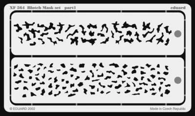 eduard Me-Bf 109E FW-190 MC-205 Schablone Flecken 1:48 Modell-Bausatz Mask-etch