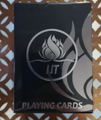 Lit V2 Black Limited Edition Playing Cards New & Sealed USPCC Deck