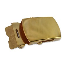 NEW In Bag Military USGI GoldPlated Trousers Belt Buckle 1 1/8" 8315-01-465-9020