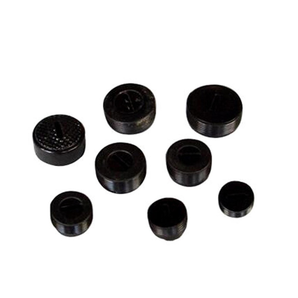 Motor Accessories Carbon Brush Cover Plastic Cover 13mm 22mm 2Pcs Black
