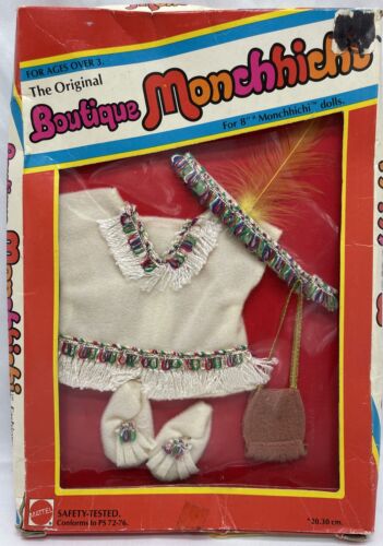 Vintage Mattel Original Boutique Monchhichi "Indian Princess" Outfit Set (3995) - Picture 1 of 3