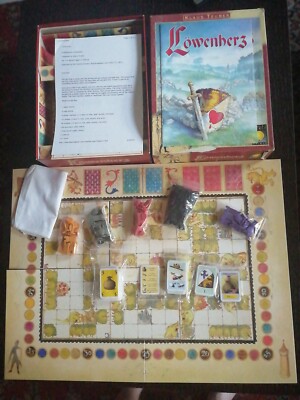 Lowenherz Brettspiel Die Grenzen der Macht 1997 Klaus Teuber vollständig