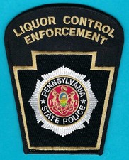 PENNSYLVANIA STATE POLICE LIQUOR CONTROL ENFORCEMENT SHOULDER PATCH