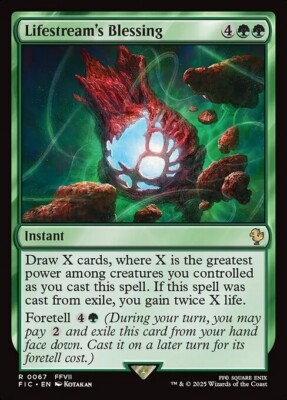 *MtG: LIFESTREAM'S BLESSING - Commander Final Fantasy Rare - magicman-europe*