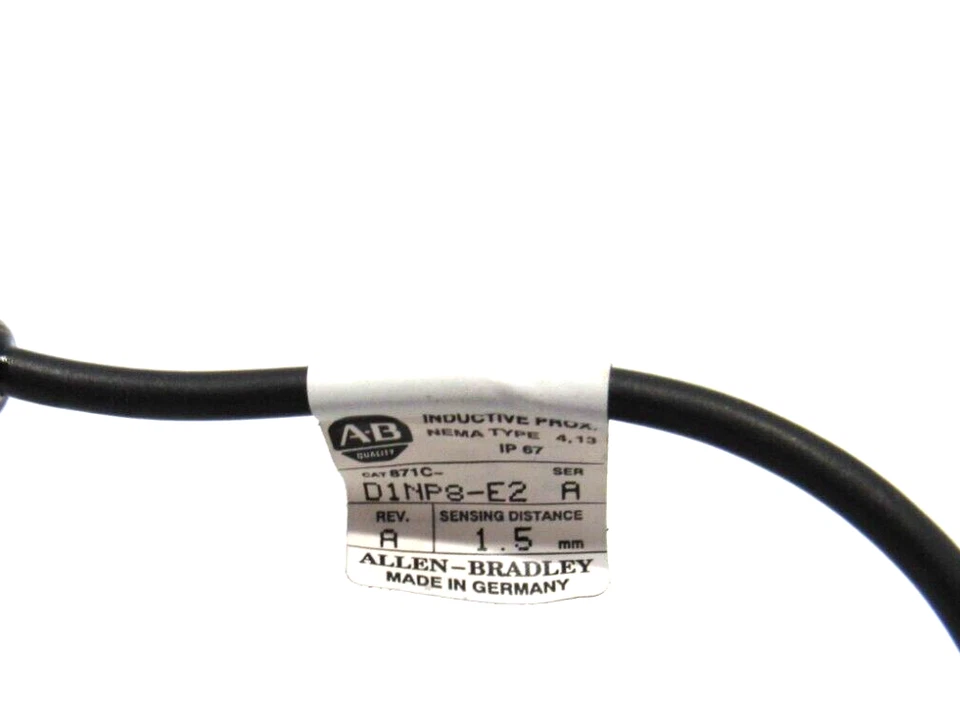 ALLEN BRADLEY 871C-D1NP8-E2 PROXIMITY SWITCH 871CD1NP8E2 NEW SURPLUS - Image 2 of 2