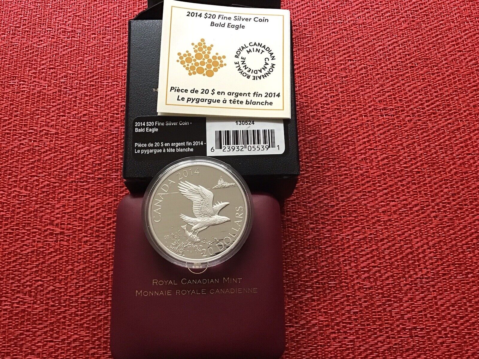 2014 1 oz. Silver -1/10 Gold 1/10 platinum Coin Series - Bald Eagle Complete Set