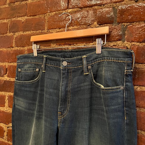 Levi’s 511 Jeans Men’s 38x33 (Tag 36x34) Blue Distressed Slim Fit Flex Stretch - Picture 3 of 16