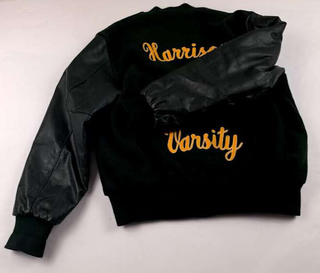 Harrison Varsity Varsity Jacket Large Leather Sle… - image 7