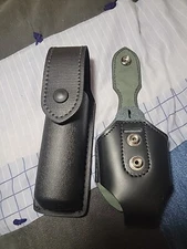 Safariland 38US Black SafariLaminate Black Snap Pepper Spray Holder+Cuff Holder