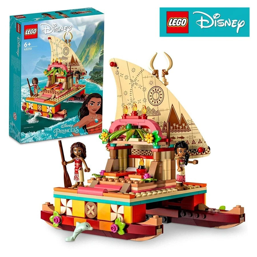 LEGO DISNEY PRINCESS 43210 Moana's Wayfinding Boat 321 PCS Building Toy Sealed - Image 3 of 4