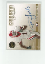 2009 PRESS PASS SE GRIDIRON GRAPHS GOLD #GGMM MOHAMED MASSAQUOI  AUTO  F63