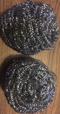 2 Pack 3M Scotch-Brite Stainless Steel Scouring Pads Cleaning Scrubber Pads NEW