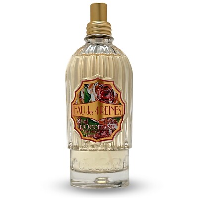 Rare Original L'Occitane Eau des 4 REINES Eau de Toilette 4.2oz Perfume Spray