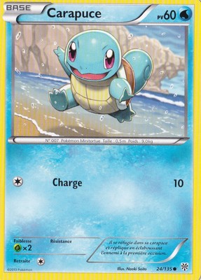 Carapuce N B Plasma Storm 24 135 French Designer Card Pokemon Ebay