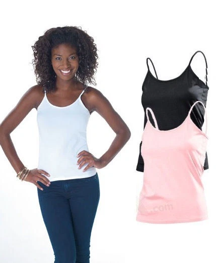 Ladies spaghetti deals strap tops