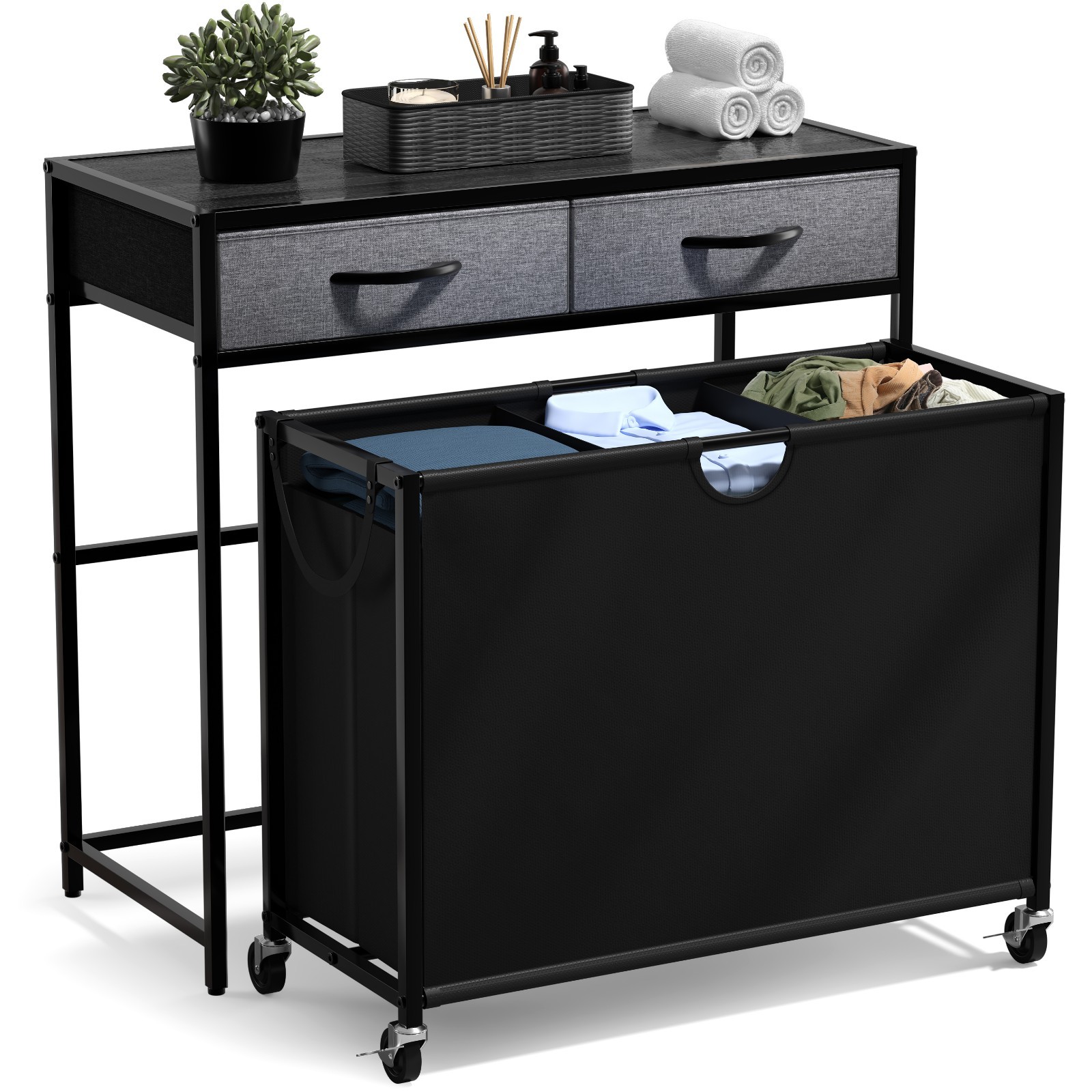 Pull-out With Wheels And 2 Drawers