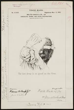 Walter Baker Co., Ltd. Little Girl Drinking Cup Logo brand Chocolate, Broma,