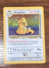 Dragonite 4/62 Fossil Holo Rare Pokemon TCG LP 1999 Vintage Unlimited WotC
