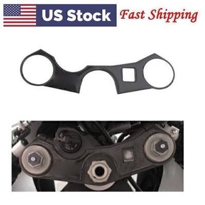 Carbon Fiber Top Triple Clamp Yoke 3D Decal For Suzuki GSXR750 2006-2020