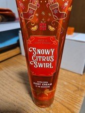 BATH BODY WORKS SNOWY CITRUS SWIRL ULTRA SHEA BODY CREAM 8 OZ