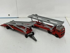 Corgi Juniors Seddon Atkinson Autotransporter und Anhänger rot ohne Verpackung