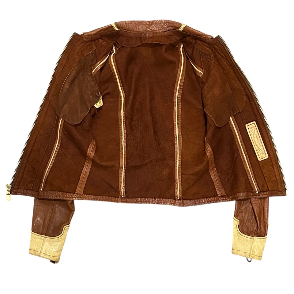 Chaqueta de rodeo East West Musical Instruments Co años 70 San Francisco rara Foto 3 de 4