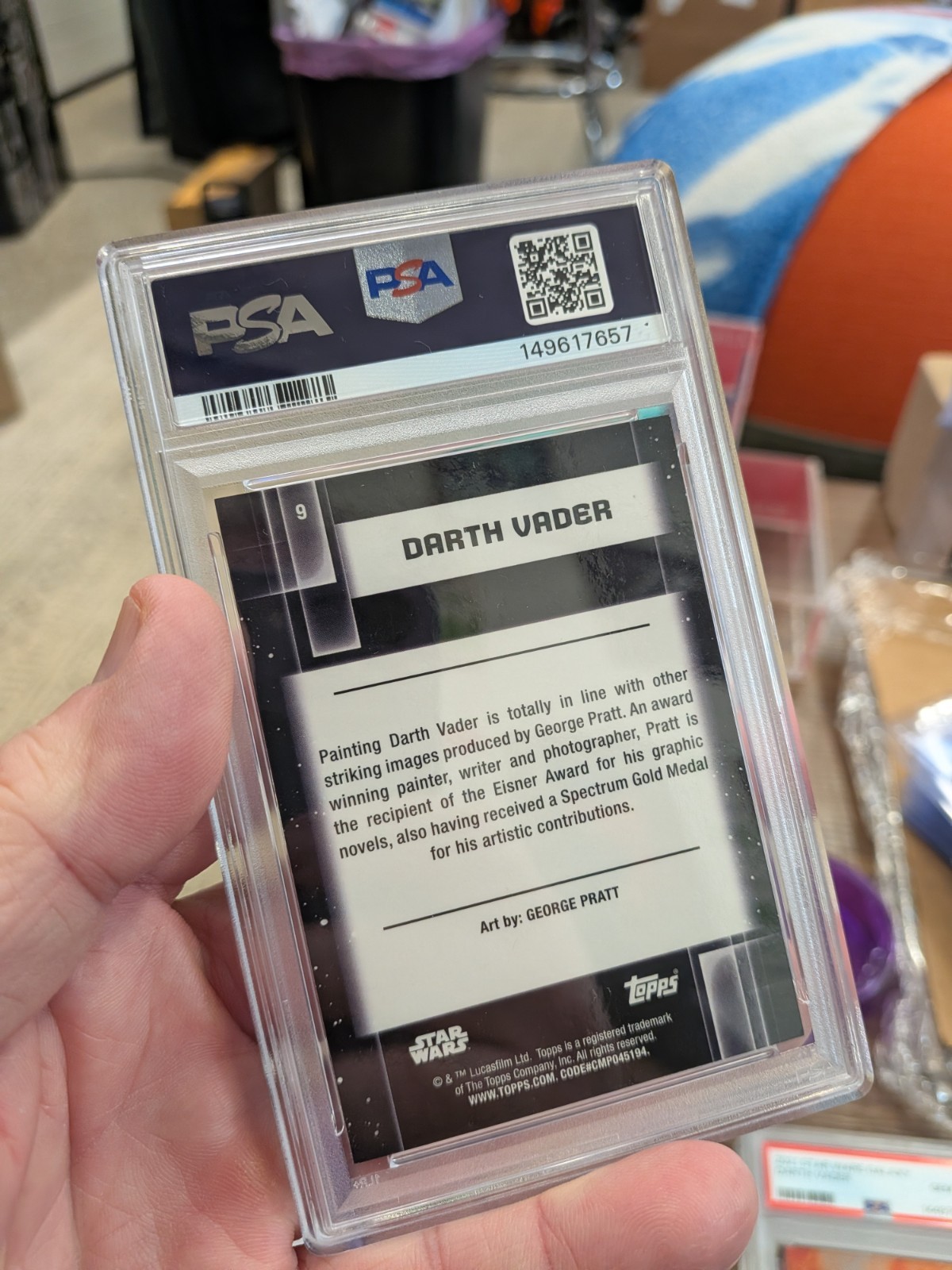 2021 Star Wars Galaxy Darth Vader #9 🚨PSA 10 view 5