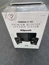 Klipsch ProMedia 2.1 THX Certified Computer Speaker System Black New