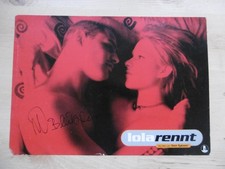 Moritz Bleibtreu autograph signed A4 cinema poster lobbycard "Lola Rennt"