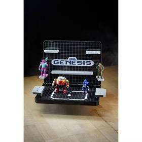 Sega Genesis Display Console - Supervillain Boss Bundle + Sonic 1