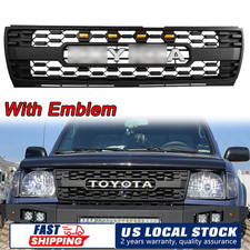 Matte Black Grille For 1997-2000 Toyota Tacoma Trd Pro Style Grill With Leds New Matte Black Grille For 1997-2000 Toyota Tacoma Trd Pro Style Grill With Leds New