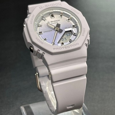 G SHOCK CASIO WR20BAR GMA P2100SG Analog Digital Ladies Wristwatch Light Purple