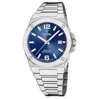 Festina Swiss Made F22000/2 Herren Armbanduhr Quarz Analog 100 M Edelstahl