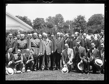 White House Washington DC 1922 Warren Harding William H Taft Pershing Group