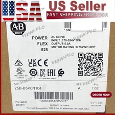NEW AB 25B-B5P0N104 PowerFlex 525 AC Drive 0....