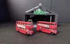 2x Matchbox Lesney No 5 Routemaster London Buses ' Visco Static' See Pictures