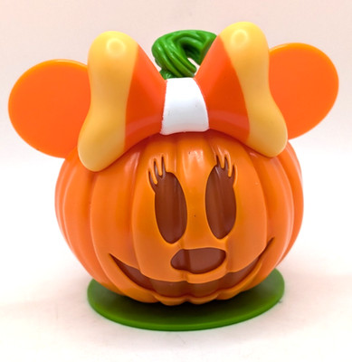 Disney Minnie Mouse Pumpkin 3.25 Inch Collectible Carry Case Jack-O-Lantern