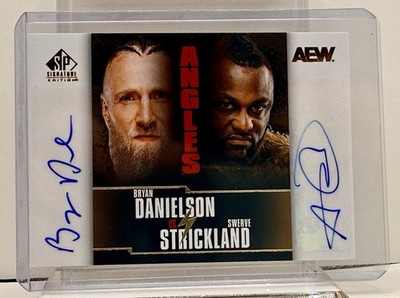 Bryan Danielson Swerve Strickland 2022 SP Signature Edition AEW Dual Auto