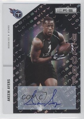 2011 Rookies & Stars Longevity Rookie Signatures 70/150 Akeem Ayers Auto RC 0a2