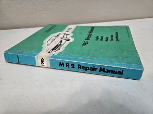 1985 Toyota MR2 MR-2 Turbo Coupe Factory Shop Service Repair Manual Book - Picture 5 of 9