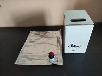 5-10 or 15 BAG IN BOX of 3-5-10 Liters WHITE or BROWN Cardboard Box TAP