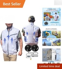 Water-Resistant Quick-Dry Cooling Vest with Breathable Mesh - Summer Essential