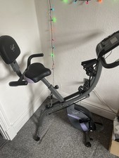 Davina McCall Magnetic Folding Exercise BikeBandsPulse/Cal Console GreyVGC