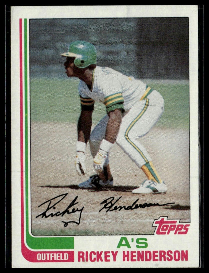 1982 Topps #610 Rickey Henderson
