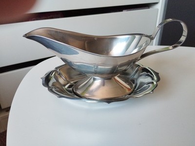 Vintage Sauciere, mit aufgesetztem Teller