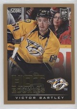 2013-14 Panini Rookie Anthology Score Update Gold Victor Bartley #747 0c3